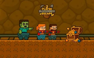 Play 2 Player BlockMiner Escape online free