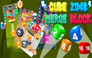 Play 2048 Cube Merge Block online free