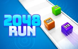 Play 2048 Cube Run online free