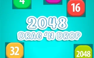 Play 2048 Drag and Drop online free