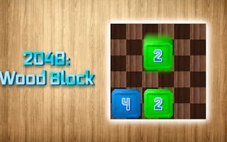 Play 2048 Wood Block online free