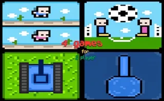 Play 4 Games For 2 Player online free