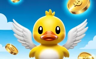 Play A Duck Collecting Coins online free