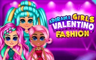 Play Adorable Girls Valentino Fashion online free