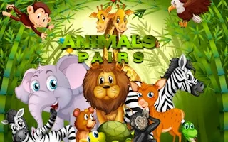 Play Animals Pairs Match 3 online free