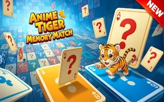 Play Anime Tiger Memory Match online free
