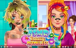 Play ASMR Beauty Homeless online free