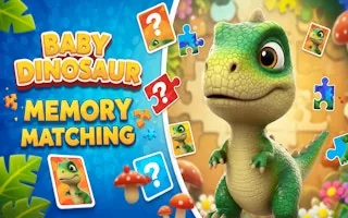 Play Baby Dinosaur Memory Matching online free