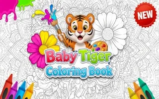 Play Baby Tiger Coloring Book online free