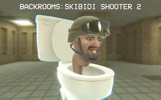 Play Backrooms Skibidi Shooter 2 online free