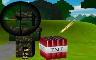 Play Block Craft Defense Zombie Drop online free