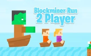 Play Blockminer Run Two Player online free