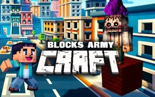 Play Blocks Army Craft online free