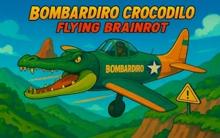 Play Bombardiro Crocodilo Flying Brainrot online free