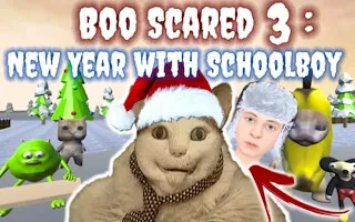 Play Boo Scared 3 New Year with Schoolboy online free