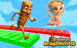 Play Brainrot Bridge Race 3D online free