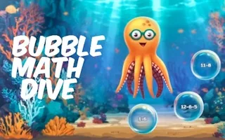 Play Bubble Math Dive online free
