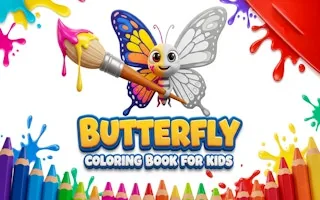 Play Butterfly Coloring Book for Kids online free