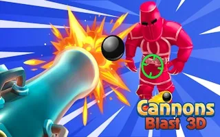 Play Cannons Blast 3D online free