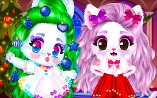 Play Cat and Rabbit Holiday online free