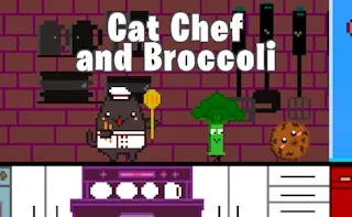Play Cat Chef and Broccoli online free