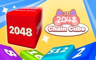 Play Chain Cube 2048 3D online free