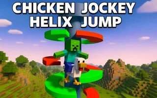 Play Chicken Jockey Helix Jump online free