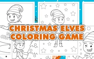 Play Christmas Elves Coloring Game online free