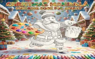 Play Christmas Mandala Coloring Book for Adults online free