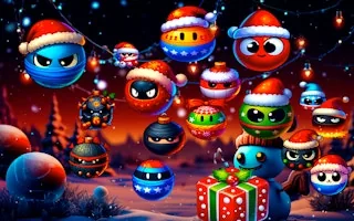 Play Christmas Rush Red and Friend Balls online free