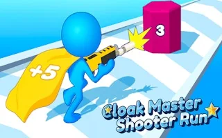 Play Cloak Master Shooter Run online free
