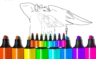Play Coloring Pages Of Anime Wolves online free