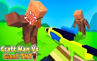 Play Craft Man Vs Giant TNT online free