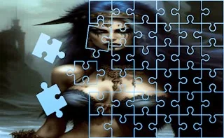 Play Curses Slide Puzzle online free
