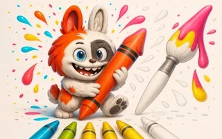 Play Cute Labubu Coloring Book for Kids online free