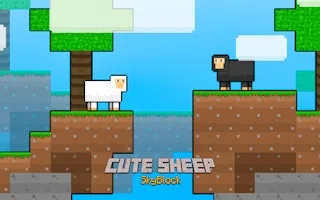 Play Cute Sheep Skyblock online free