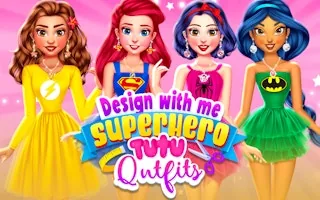Play Design With Me SuperHero Tutu Outfits online free