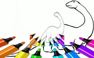 Play Dinosaur Coloring Pages Kids online free