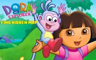 Play Dora the Explorer: Find Hidden Map online free
