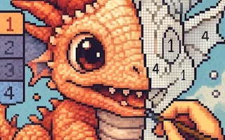 Play Draw picture by numbers. Pixel Art. online free