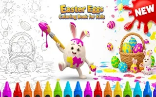 Play Easter Eggs Coloring Book for Kids online free