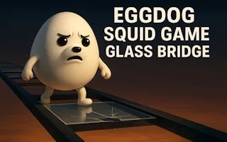 Play Eggdog Squid Game Glass Bridge online free