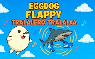 Play Eggdog Flappy Tralalero Tralala online free