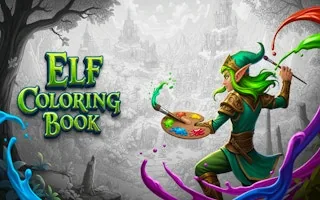 Play Elf Coloring Book online free