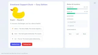 Play Emotional Support Duck online free