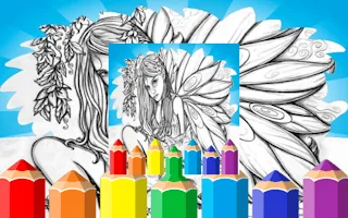 Play Fairy Coloring Pages online free