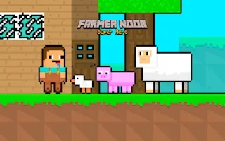 Play Farmer Noob Super Hero online free