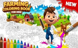 Play Farming Coloring Book for Kids online free