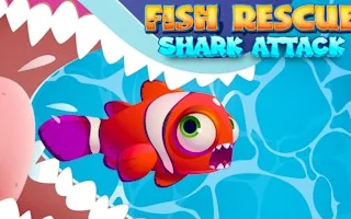 Play Fish Rescue Go - Shark Attack online free