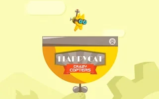 Play FlappyCat Crazy Copters online free
